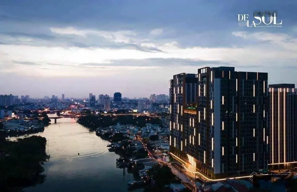 Penthouse 507m2 quận 1, 5PN, 48 tỷ, giao thô, nhận nhà ngay cách Q1 1 con sông, view sông
