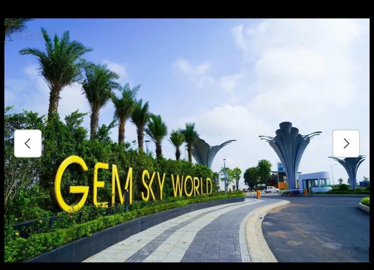 Bán đất sổ riêng cá nhân, Diện tích 100-120m2. Tại dự án Gem Sky World Long Đức Long Thành Đồng Nai