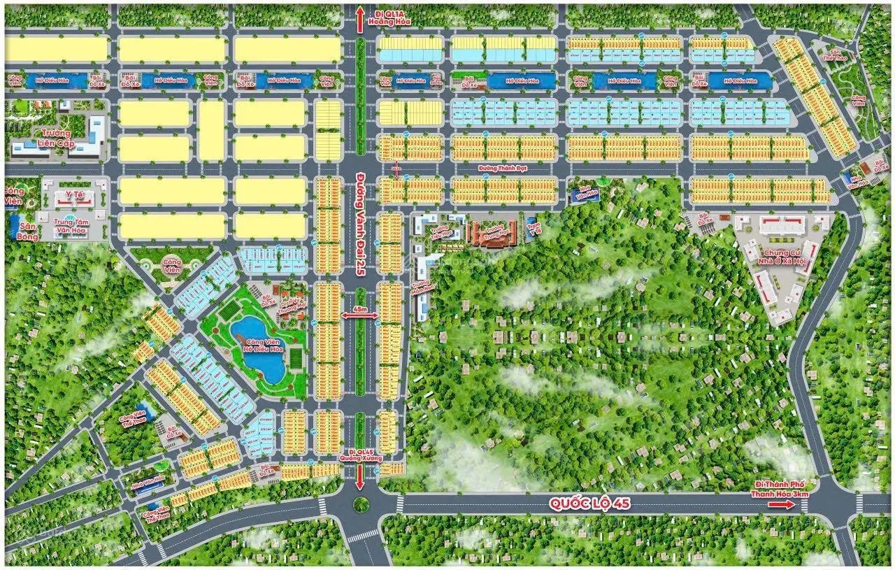 Quá rẻ bán nhanh lô đất đường 20,5m ngay trung tâm uỷ ban huyện Đông Sơn cách thành phố chỉ 3km