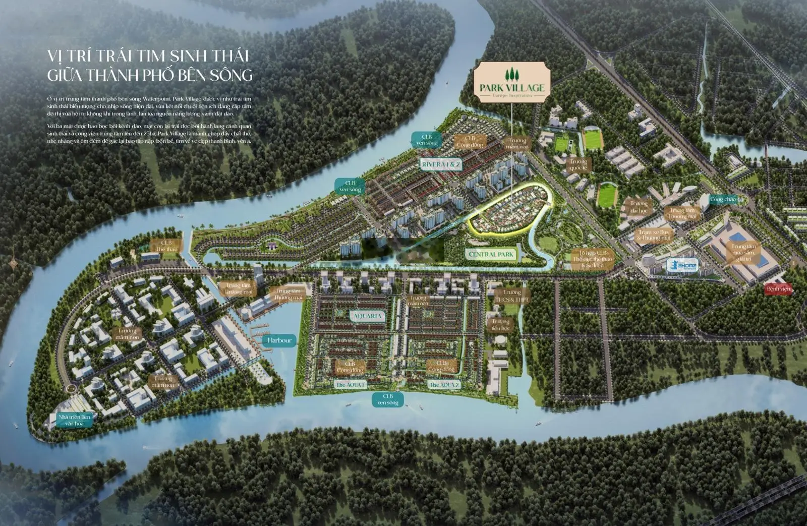 Bán biệt thự Park Village mã căn V96-C00.15 mua trực tiếp CDT có giá tốt khu, vị trí đẹp