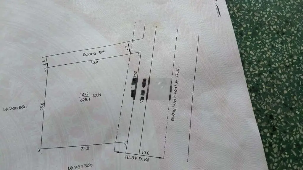 Bán đất mặt tiền huỳnh văn lũy. giá rẻ