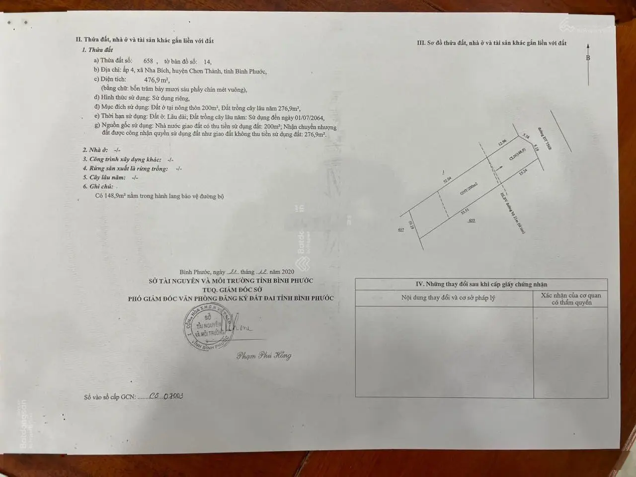 Chủ kẹt tiền cần bán gấp 10 đường tỉnh DT756B, Chơn Thành sát 3 trường học giá 1,4 tỷ DT 0382 522 ***