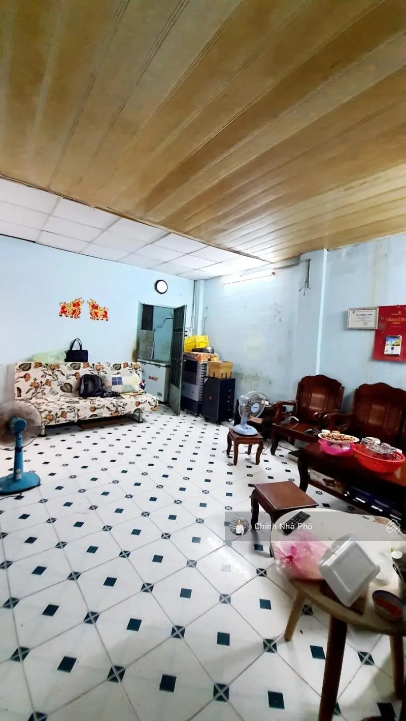 Quận 10, mặt tiền hẻm kinh doanh, cấp 4, 105m2 (5m x 20m) vuông đẹp, lộ giới ít, xây mới 6 tầng