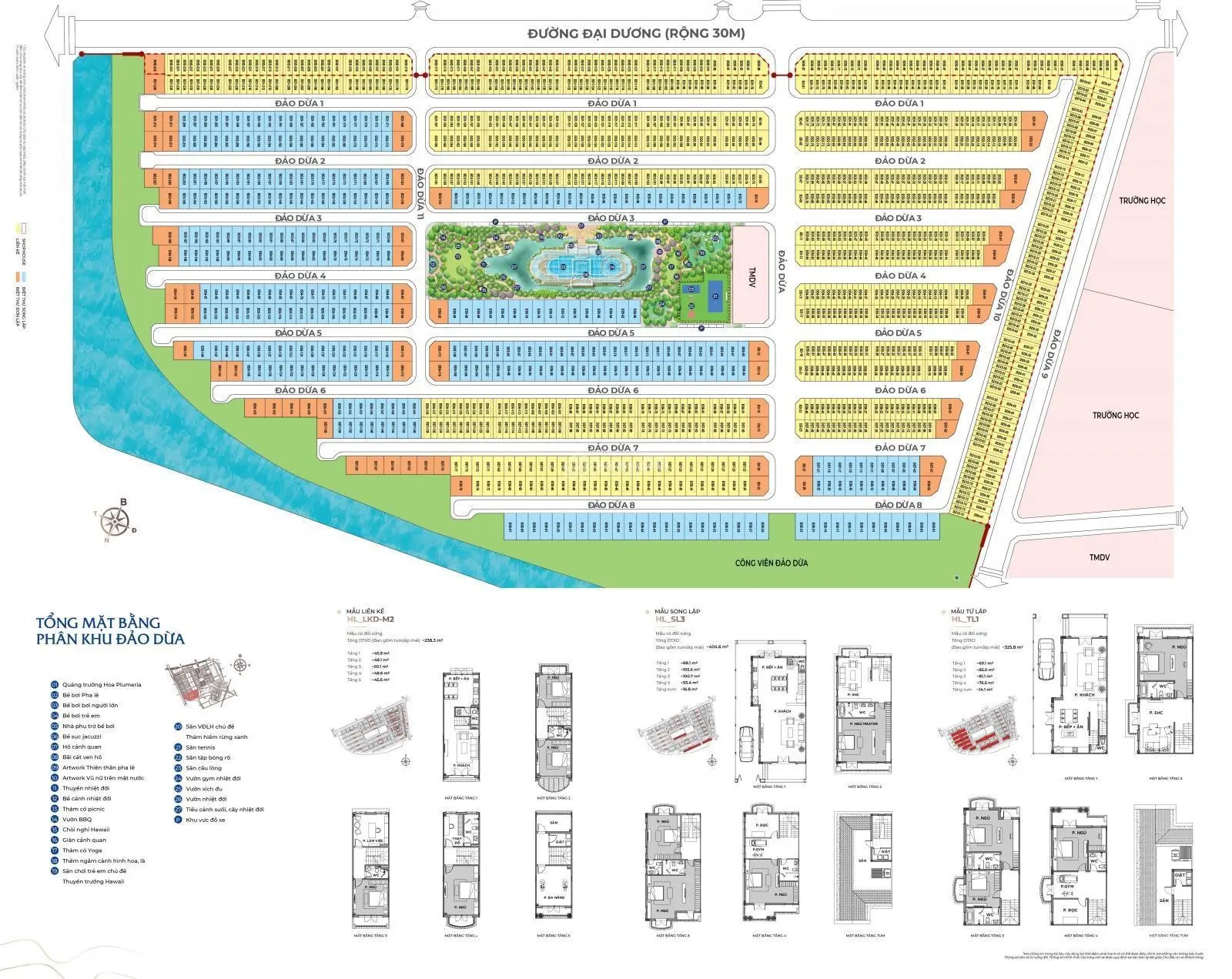 Quỹ 15 căn biệt thự liền kề Đảo Dừa rẻ nhất cuối cùng Vin 2. DT 56, 63, 64, 70, 84, 96, 140, 180m2