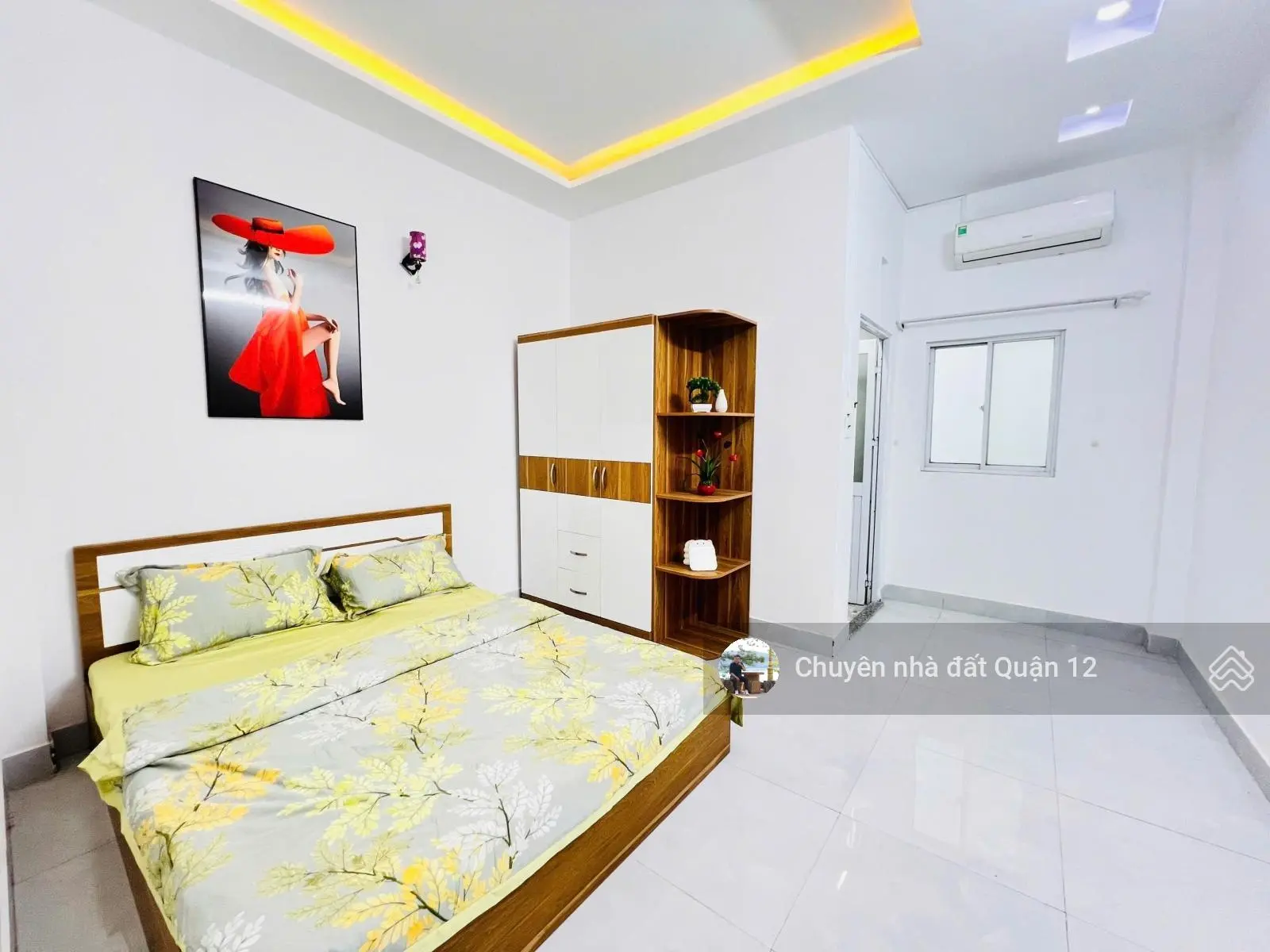 Nhà phố 66m2 đúc 1 lửng 2 lầu full nội thất hẻm 7m khu nhà lầu đường Hiệp Thành 13