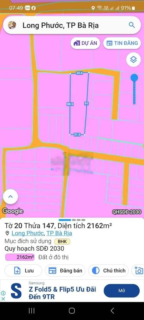 ĐẤT 2162M2 - SẴN 200M2 ONT - GIÁ NGỘP !