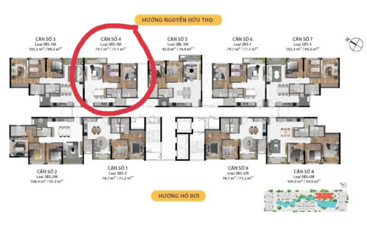 Cần bán căn góc diện tích 105 m2 căn hộ cao cấp celesta rise