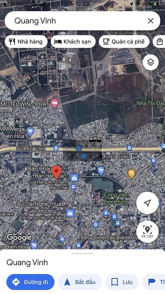 Bán đất 1,75 tỷ, diện tích 81m2 tại Phan Đình Phùng, Phường Quang Vinh, công viên Biên Hùng