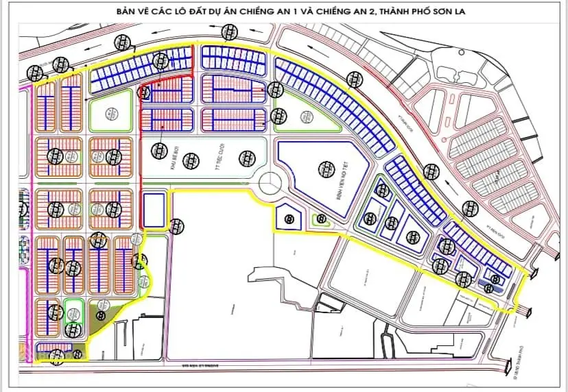 Bán đất nền xây biệt thự Picenza Riverside Sơn La, DT 214m2, MT 11m, Tây Nam, view vườn hoa cực đẹp