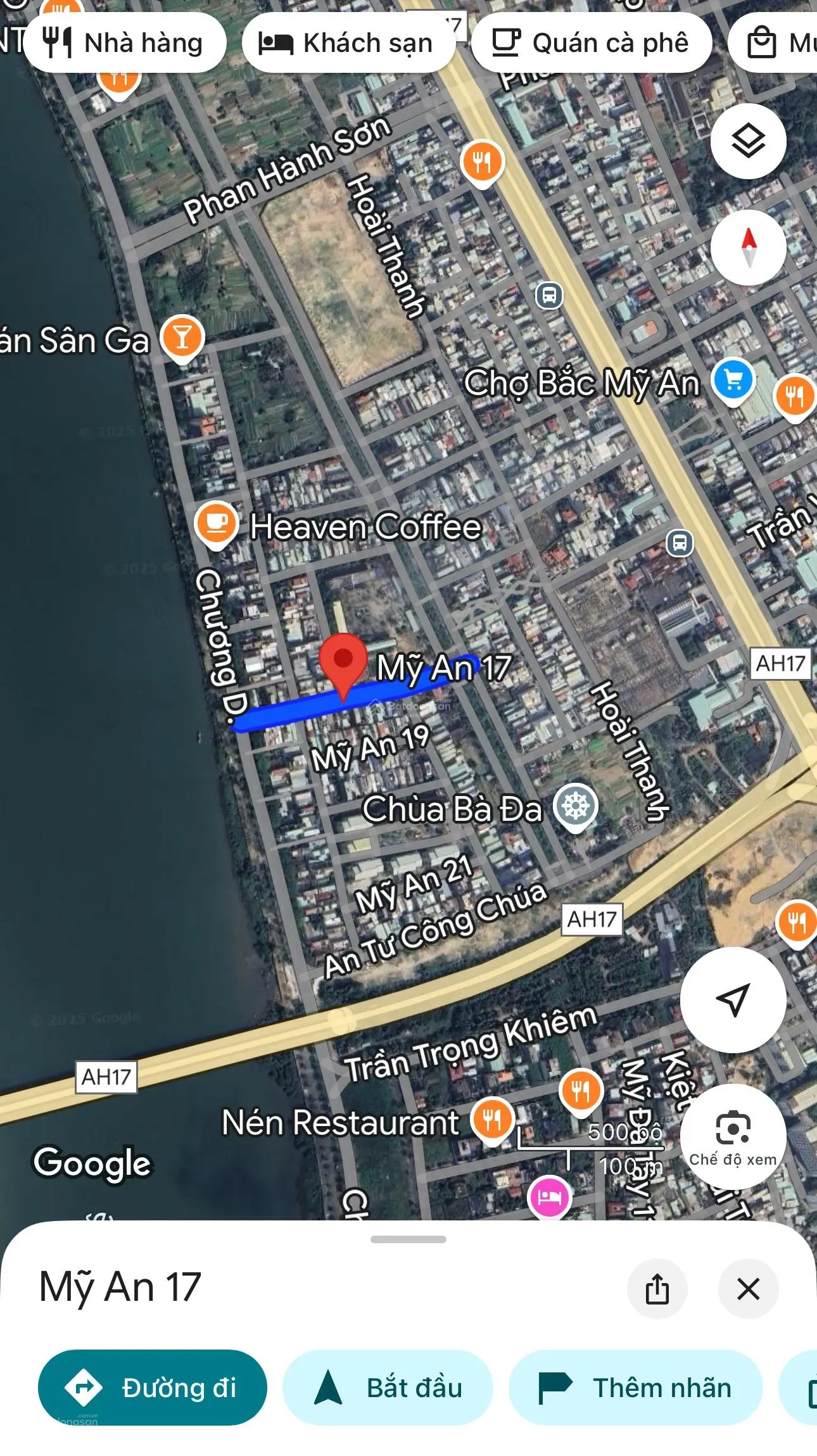 Bán nhà 3 tầng MT đường 7.5m Mỹ An 17, ngay sát Chương Dương, cạnh Sông Hàn, nhà mới vị trí đẹp