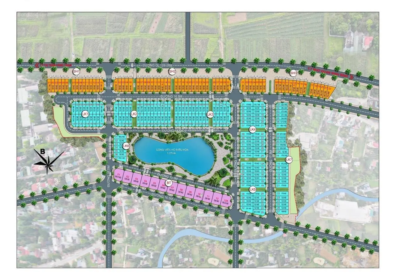 Cần tiền gấp tôi bán lô đất cắt lỗ 200 ngay trung tâm huyện 132m2, giá 1,5 tỷ