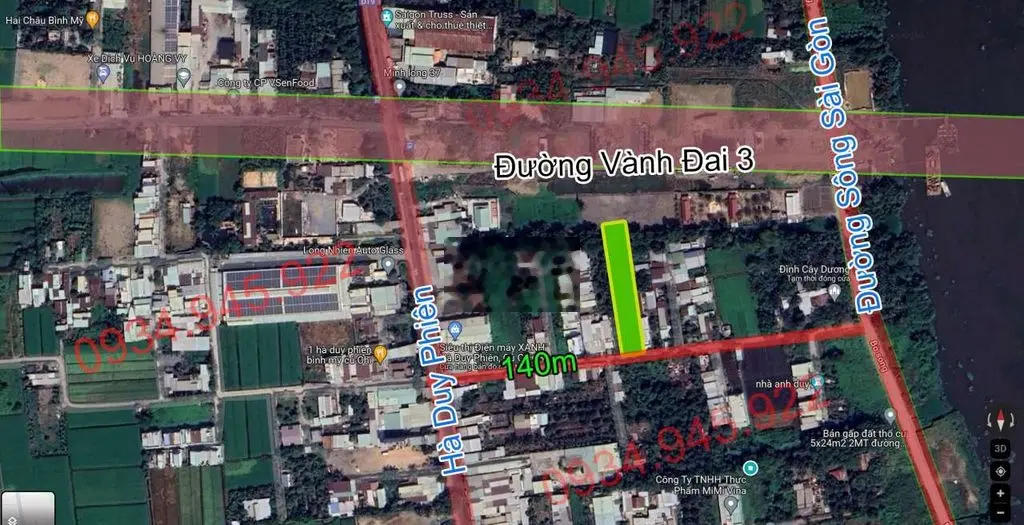 Bán đất thổ cư có nhà cấp 4 cách đường vành đai 3 50m