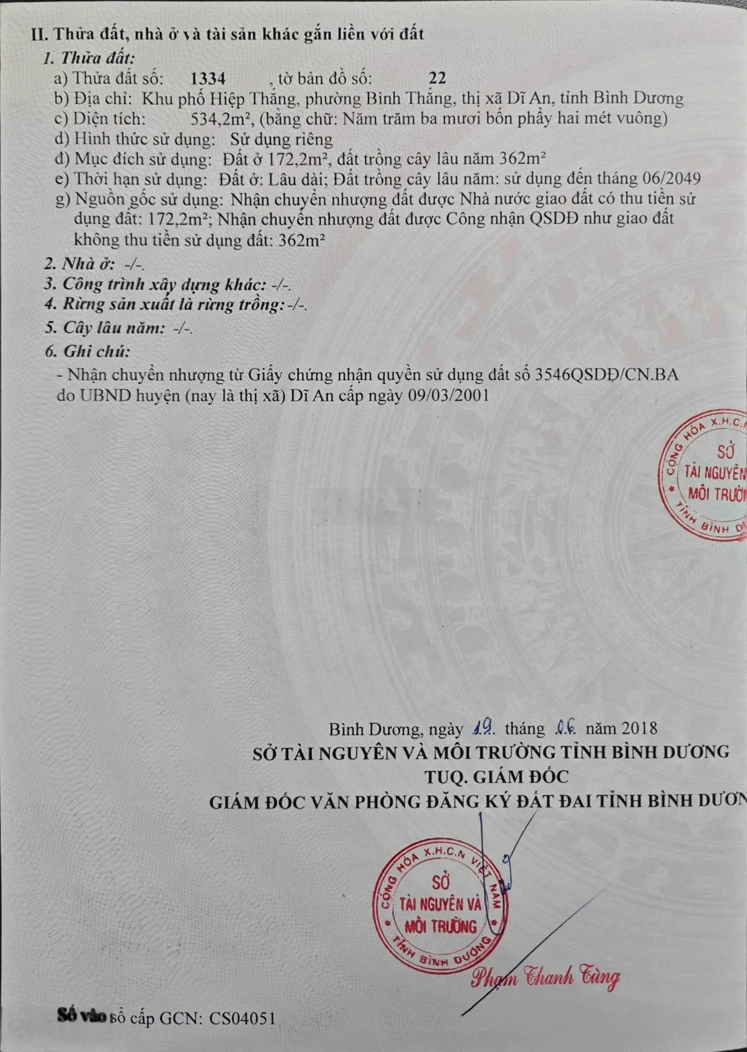 Đất mặt tiền góc đường Mỹ Phước Tân vạn - Xa Lộ Hà Nội. Trên đất có cho thuê 24tr/tháng.