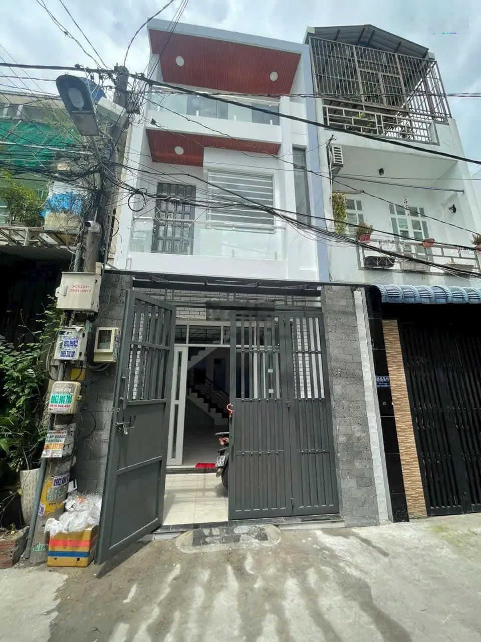 Nhà bán Bùi Tư Toàn, phường An Lạc, quận Bình Tân, Nhà 1 Trệt 2 Lầu, Hướng Tây