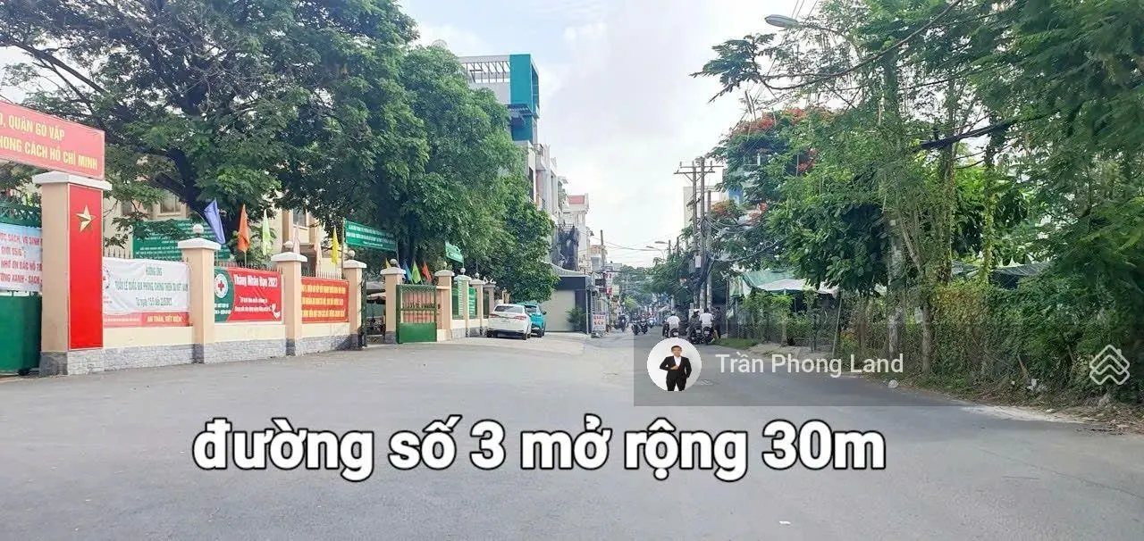 Chính chủ gửi bán nhà mặt tiền số 3 Đường Số 3, P9, Q. Gò Vấp, 15x35m, hầm 5 tầng, 0908 140 ***