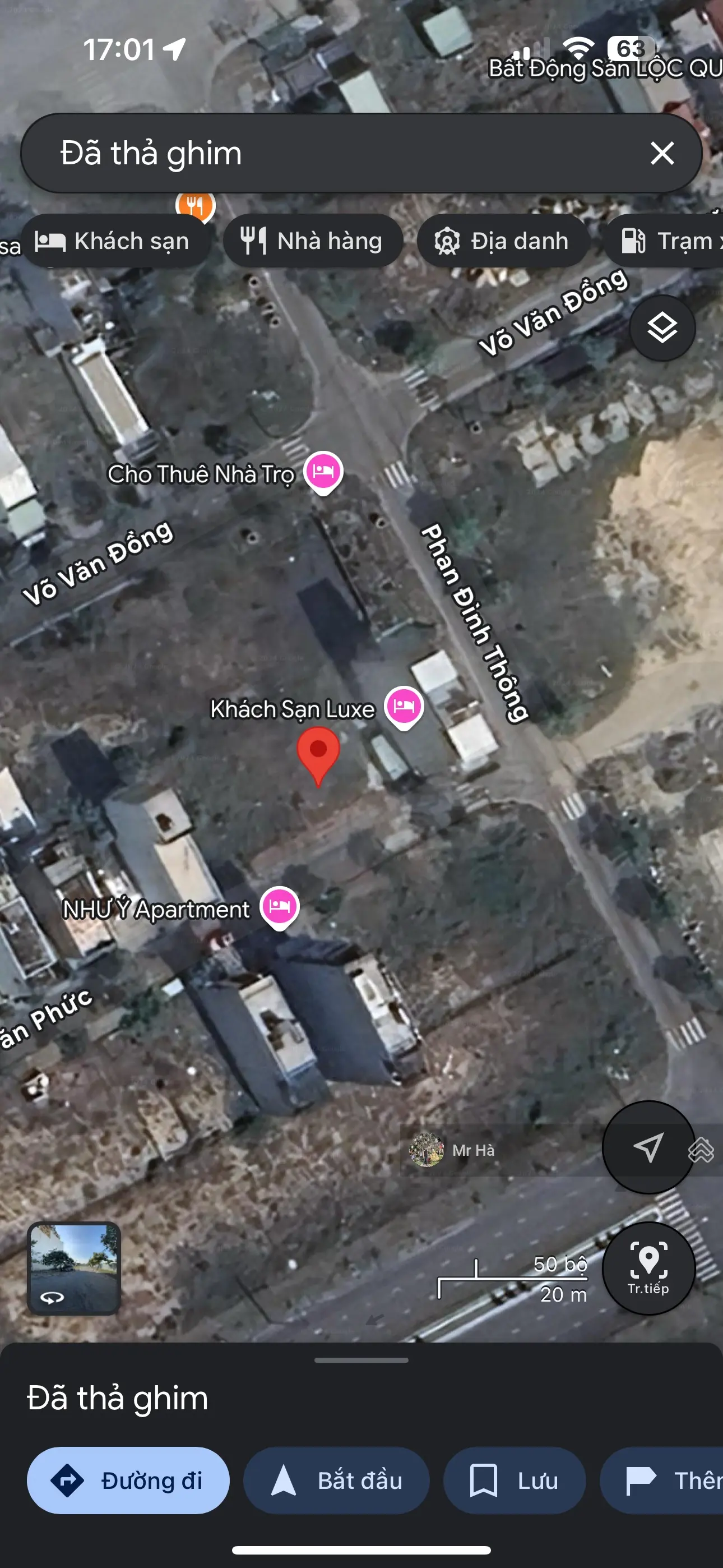 Chính chủ bán lô Lý Văn Phức sát bãi tắm Tân Trà, Dt: 180m2