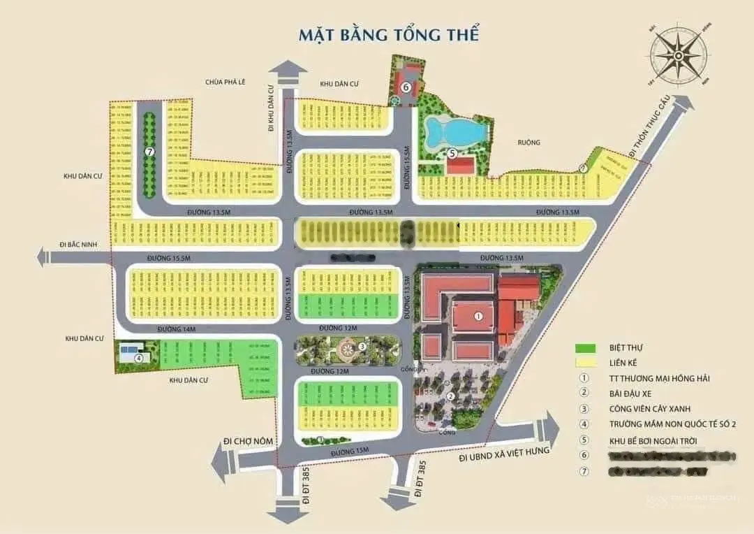 Dự án đẹp đã có sổ riêng từng lô ko ép xây dựng chỉ có tại hồng hải (chợ nôm)