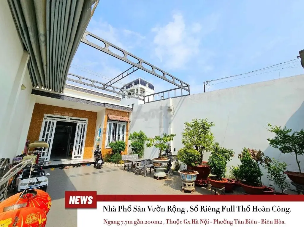 Nhà Phố Hiện Đại 7,7 x 28m sổ riêng full thổ cư hoàn công ,P. Tân biên