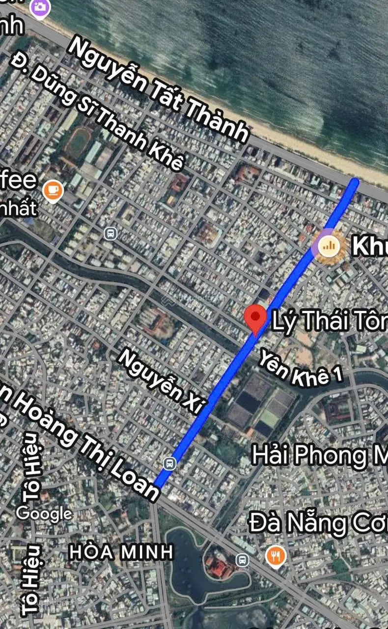 Góc 2 mặt tiền đường 15m - Lý Thái Tông. S= 131m2 Giá: 11.5 tỷ