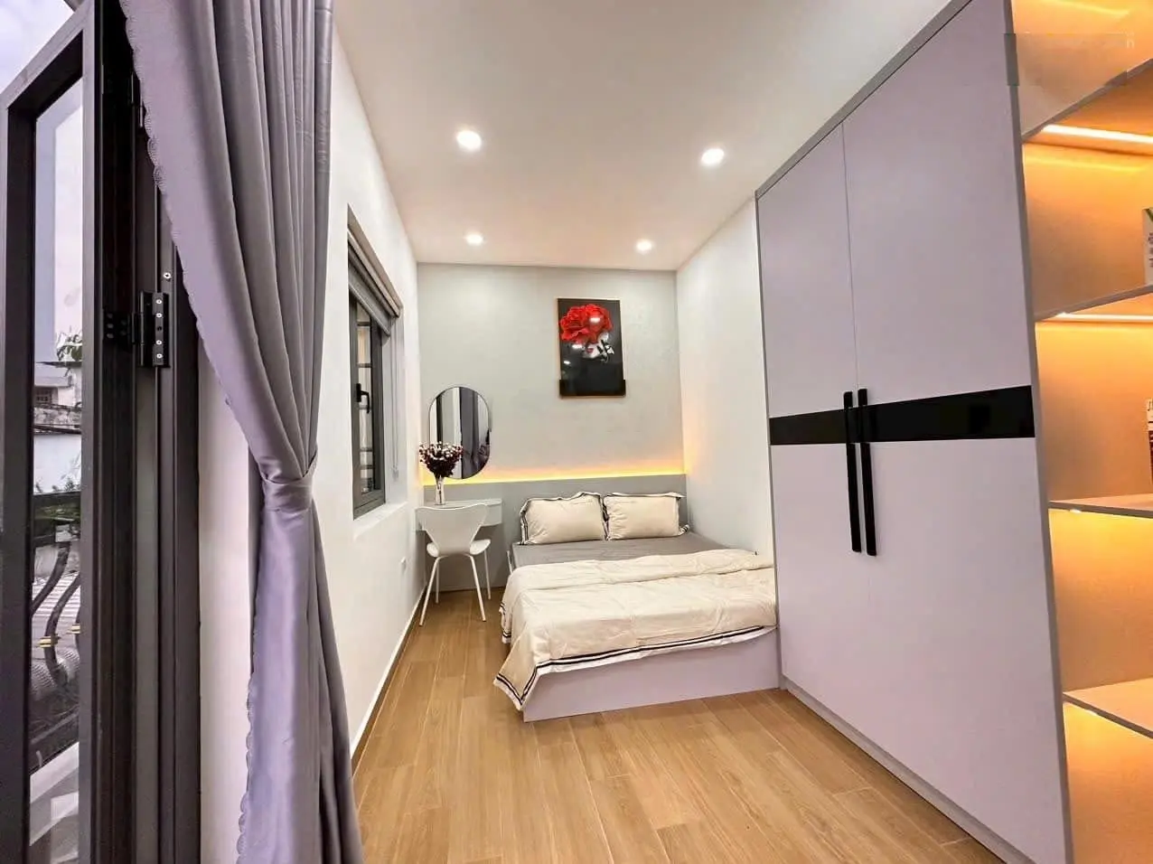 Bán nhà đang cho thuê 7tr/th nằm ngay đường Nguyễn An Ninh, Dĩ An, Bình Dương. Dt80m2 sổ hồng riêng