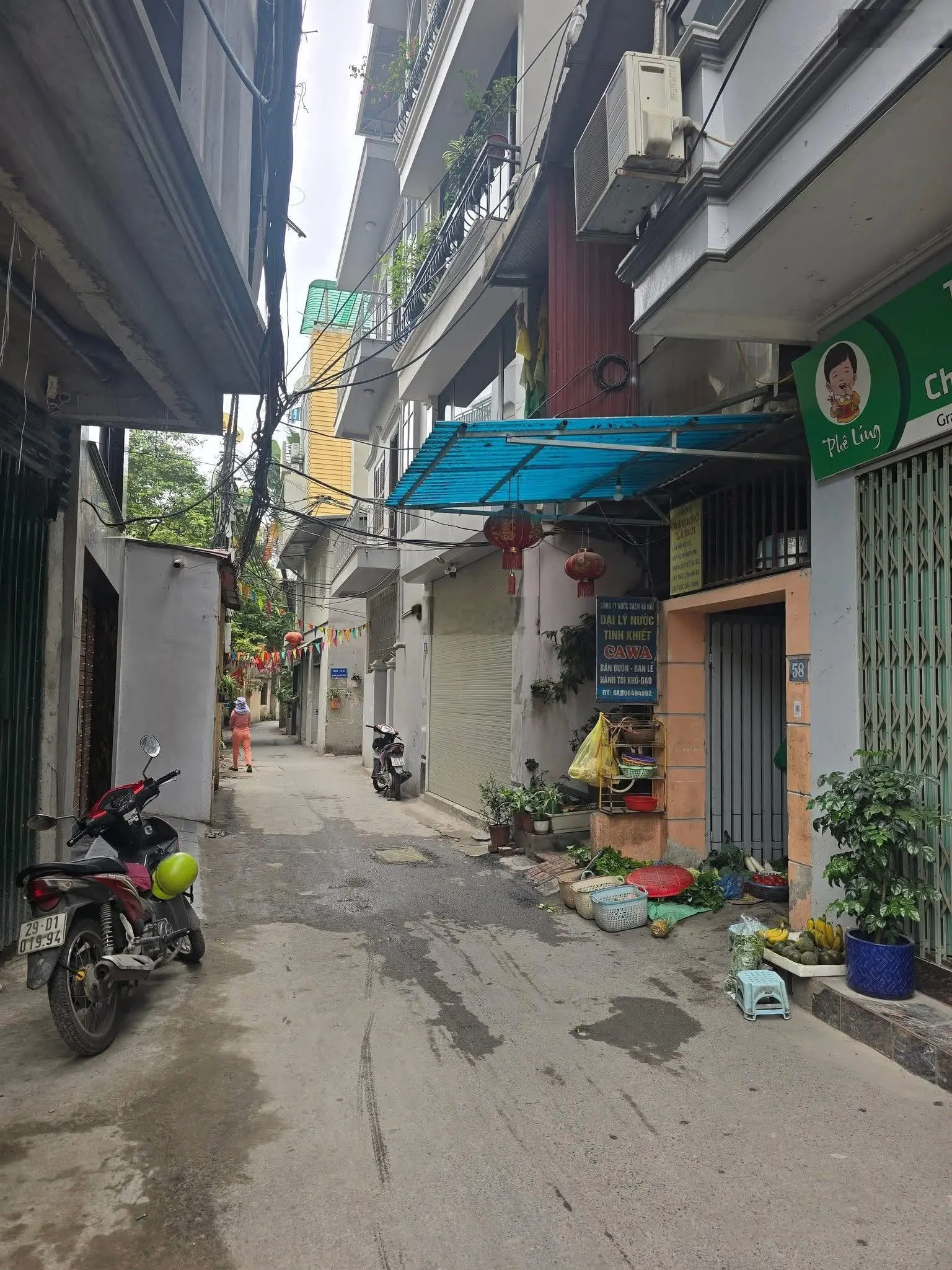 Bán Nhà Mặt Ngõ Trích sài.Tây Hồ.40m x 8T-MT.4.3m.Giá 17 Tỷ