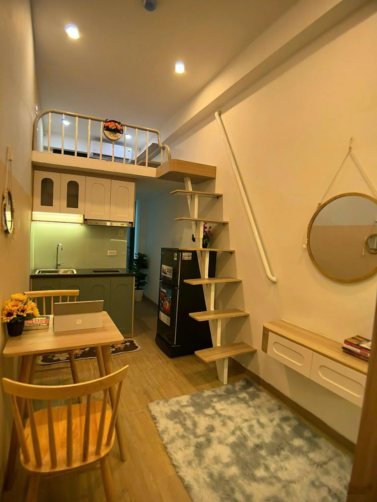 Đợi mãi mới có! Tòa CCMN Thái Thịnh, 55m2*7T, MT 5M, 18 phòng KK, đủ PCCC, dòng tiền 9%/năm