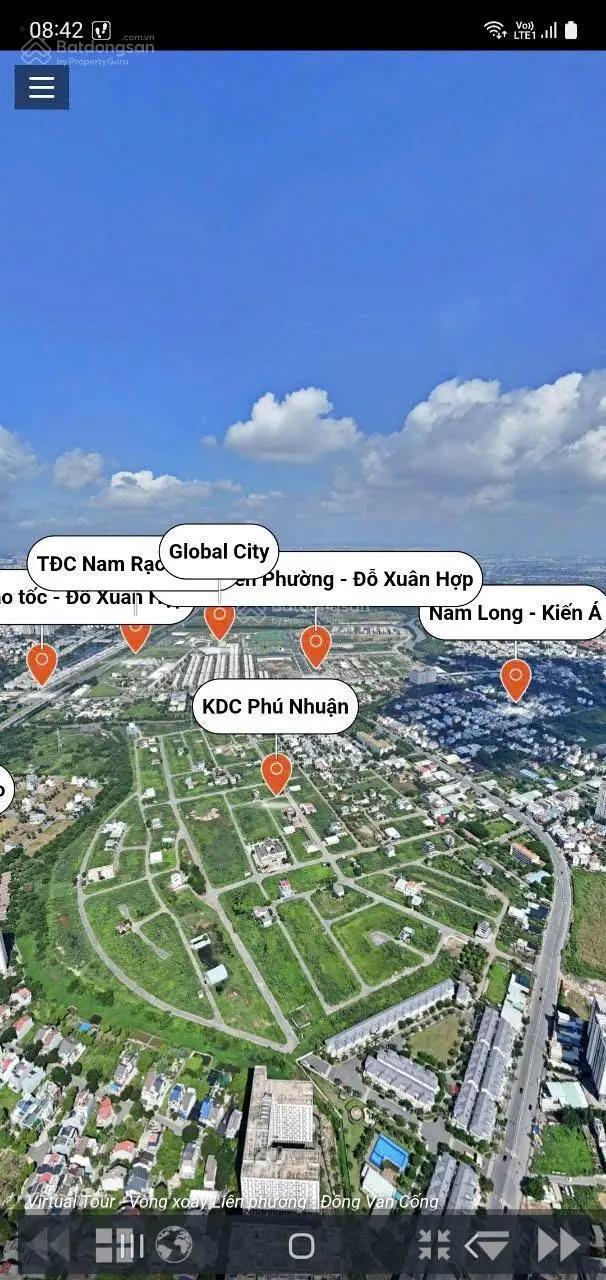 Chuyên đất nền dự án Phú Nhuận,cần bán gấp lô 270m2 (15x18) giá 68tr/m2
