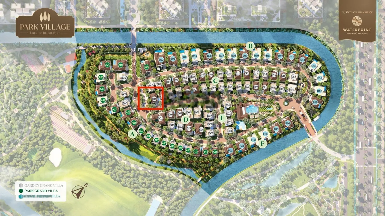 HOT-CĂN GÓC Biệt thự Park Village Giá chỉ 17 Tỷ (300m2) Thanh toán 24 Tháng. Hotline 0906 499 ***