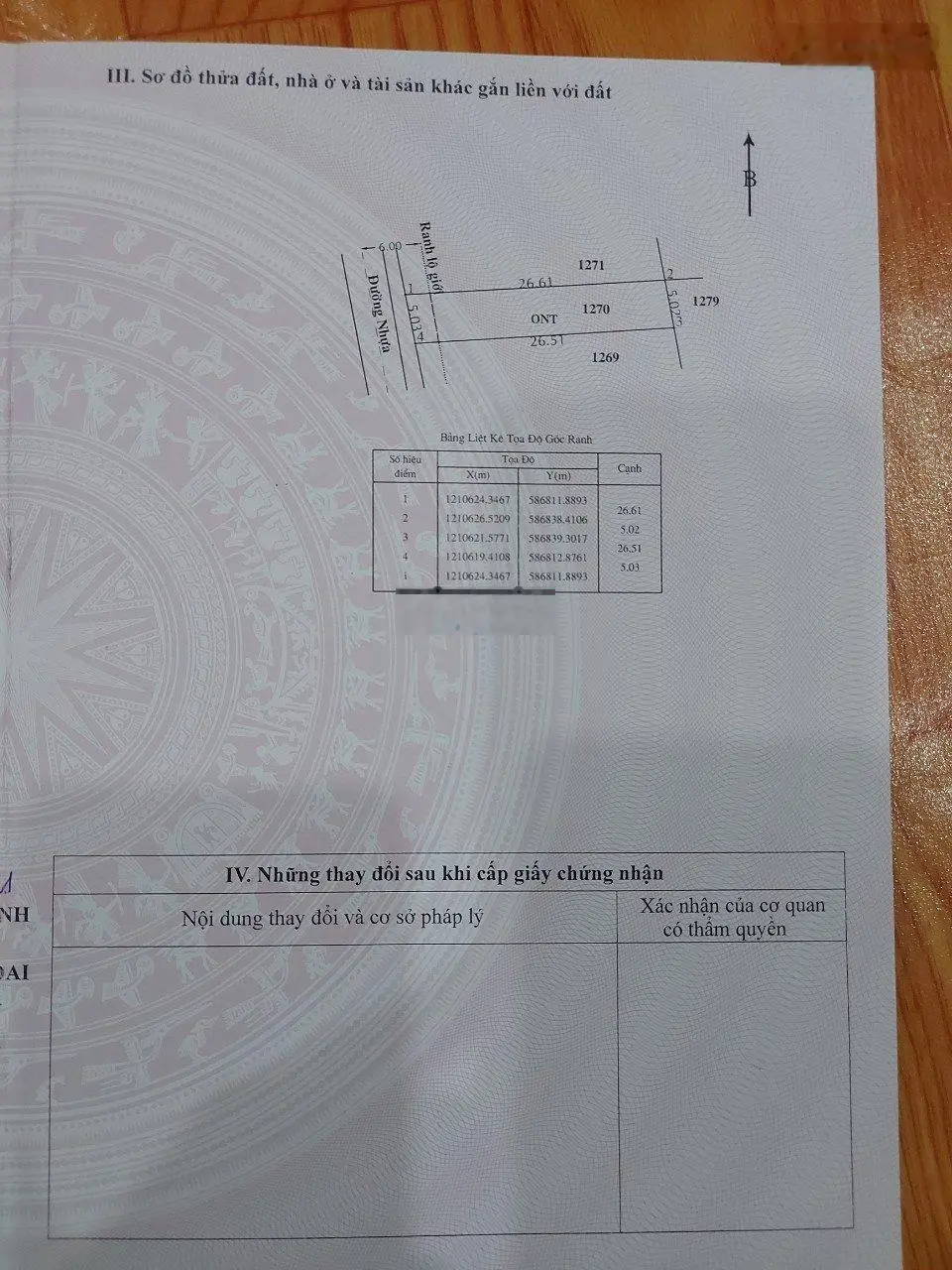 Đất Củ Chi, bán gấp lô đất mt nhựa thông xe tải, DT 132.8m2, full thổ cư, xã Tân Phú Trung