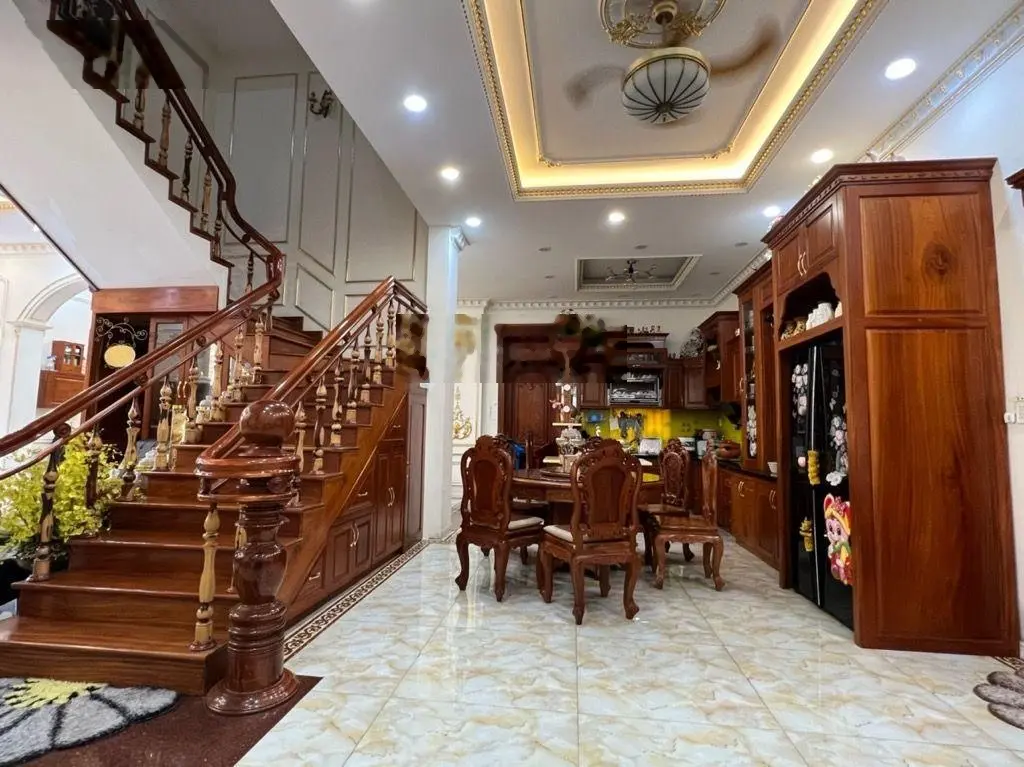 Gò vấp, biệt thự mặt tien đường, p10 - 226m2(12*60m) - 3 tầng - full nội thất - giá bán 60 tỷ, khu