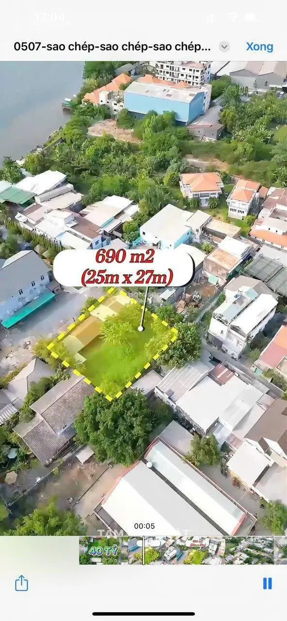 Bán hoặc Cho Thuê Lô Đất Thổ Cư Ngay Sông Sài Gòn Khu Bình Quới Thanh Đa