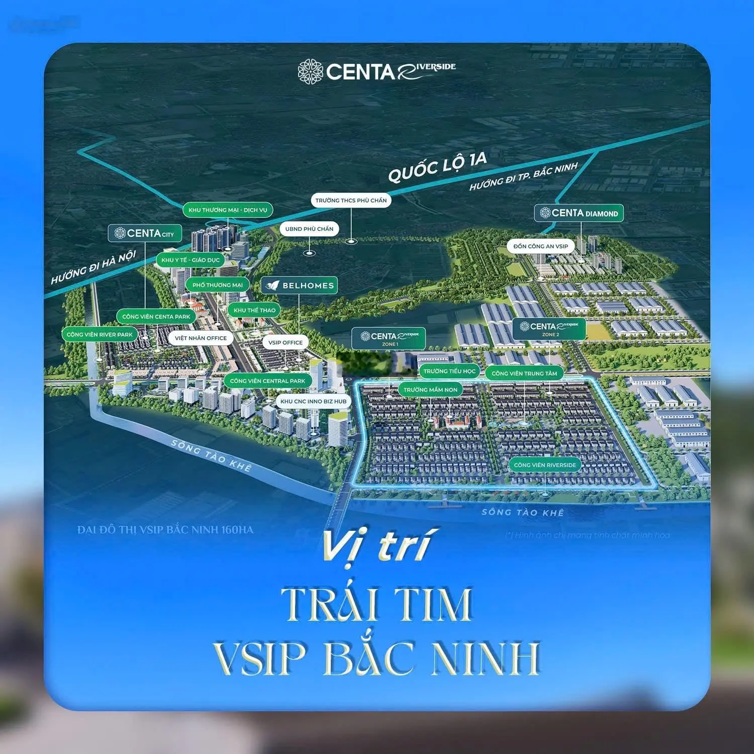 Bán shophouse tại VSIP Bắc Ninh cửa ngõ Thủ Đô Hà Nội với giá đất chỉ 52tr/m2