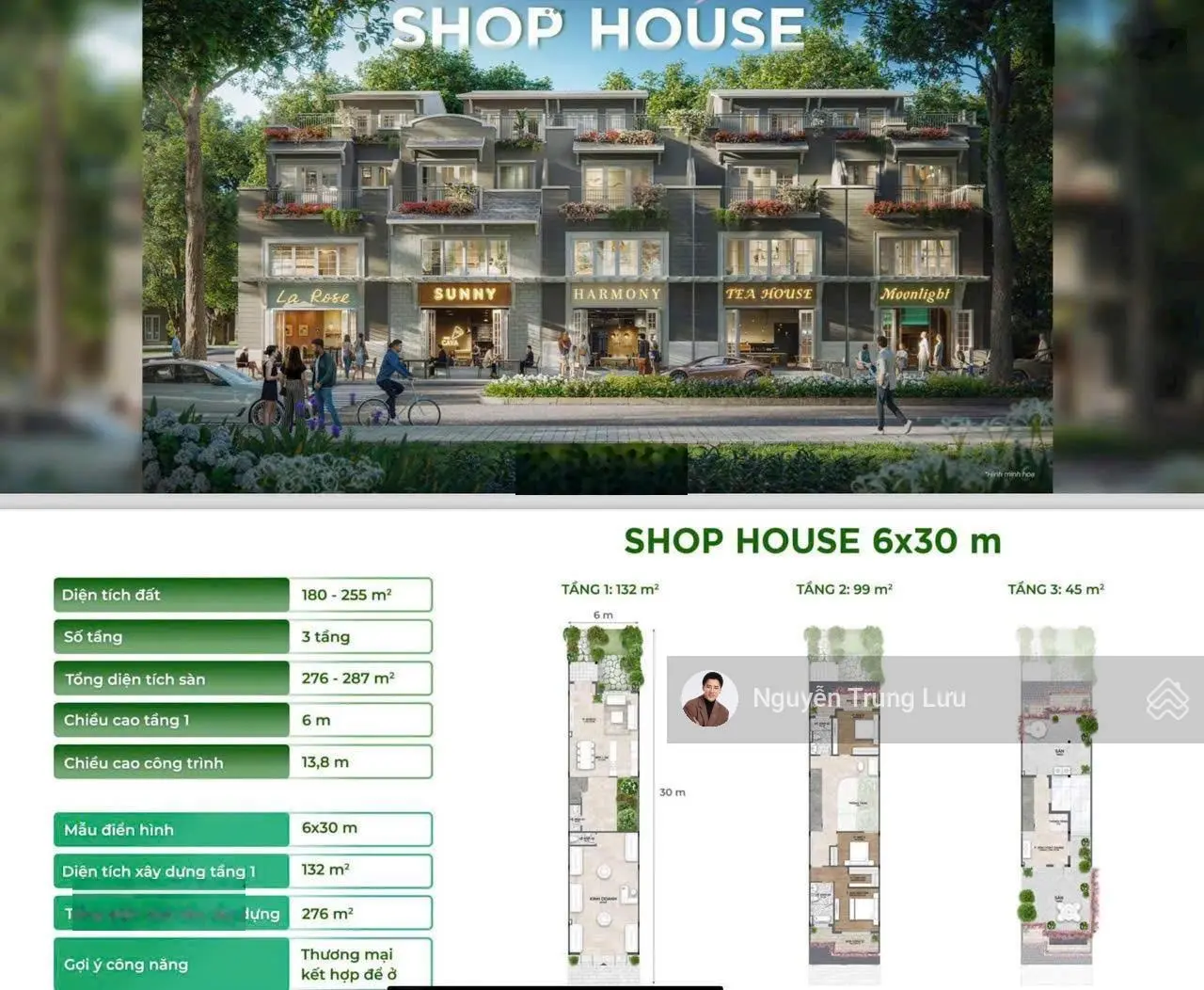 Bán shophouse 180m tại eco retreat long an cơ hội đầu tư sinh lời & sống xanh đẳng cấp