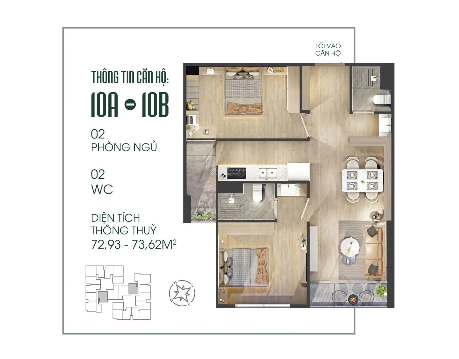 Sở hữu căn hộ 2PN giá sốc tòa The Fibonan KĐT Ecopark với chính sách ưu đãi CK6% quà tặng 80tr