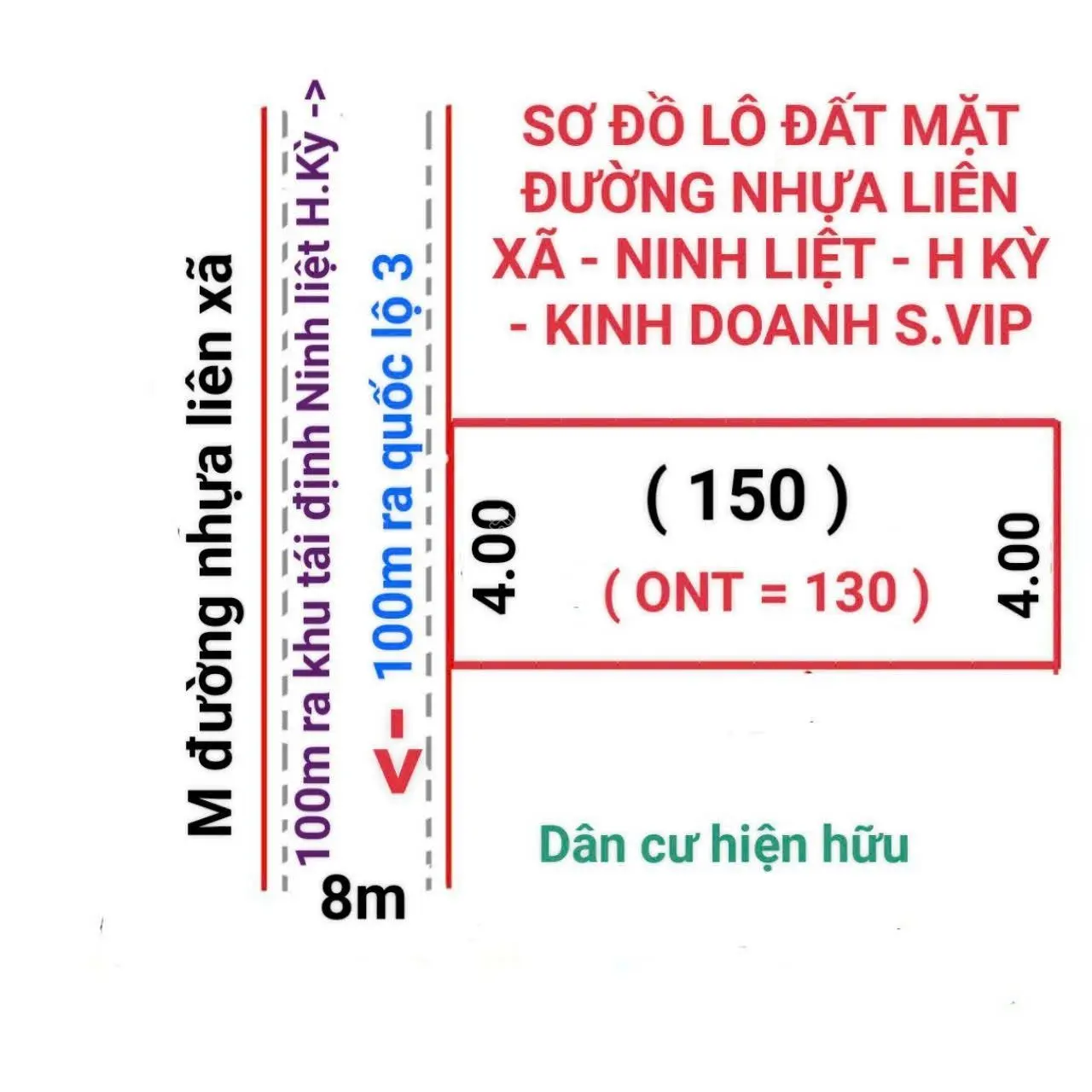 Bán đất trục kinh doanh liên xã kinh doanh sầm uất