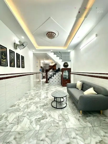 Nhà mới 100% như hình, đường oto, sổ hồng, vay NH 80%, DT 30m2, HH 1%MG Mua bán ngay trong ngày