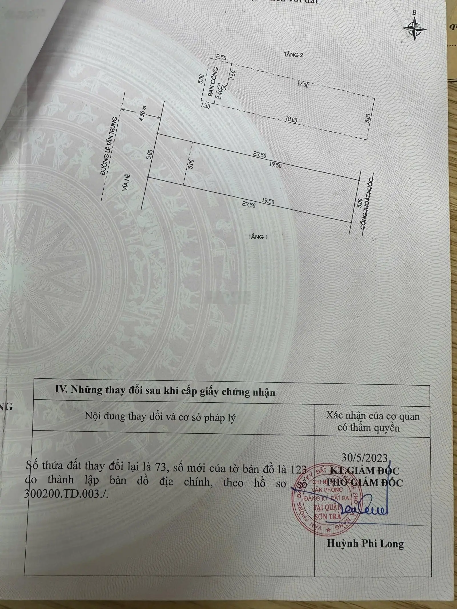 Bán nhà mặt tiền đường lê tấn trung , vị trí siêu đẹp .