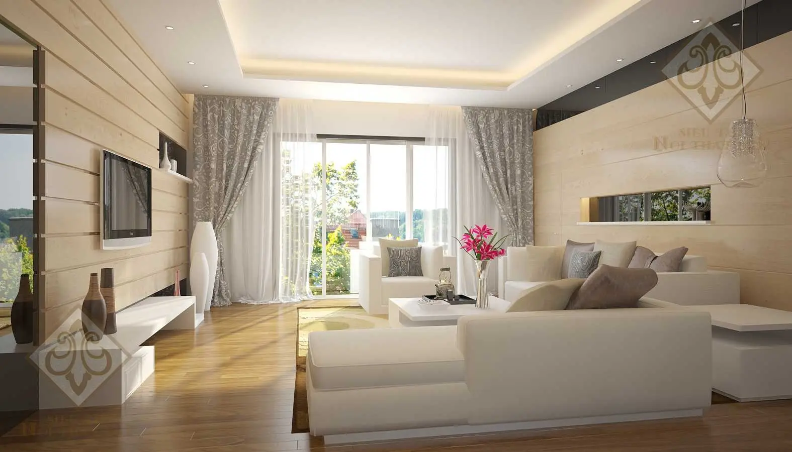 Cắt lỗ CH 3PN2VS - Full đồ, vuông đẹp, tầng trung tại The Emerald. Chỉ 6,2 tỷ. Cam kết không ảo