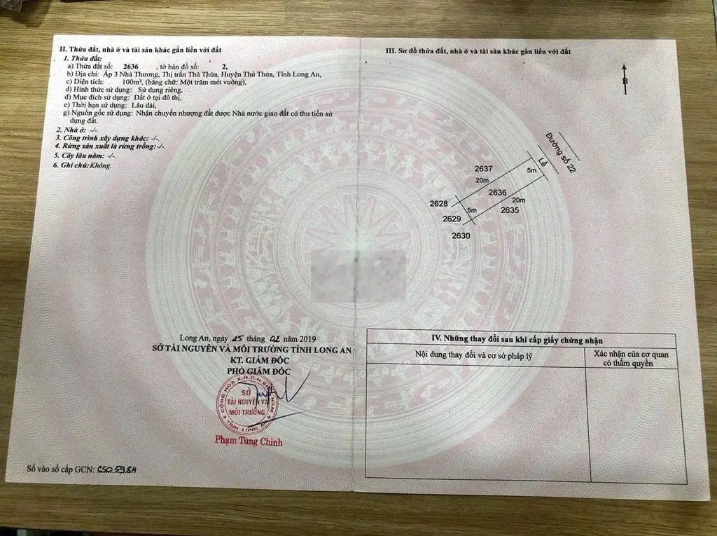 Cần Bán lô đất ngay Nhà Thi Đấu Thủ Thừa, view hồ sinh thái kinh doanh