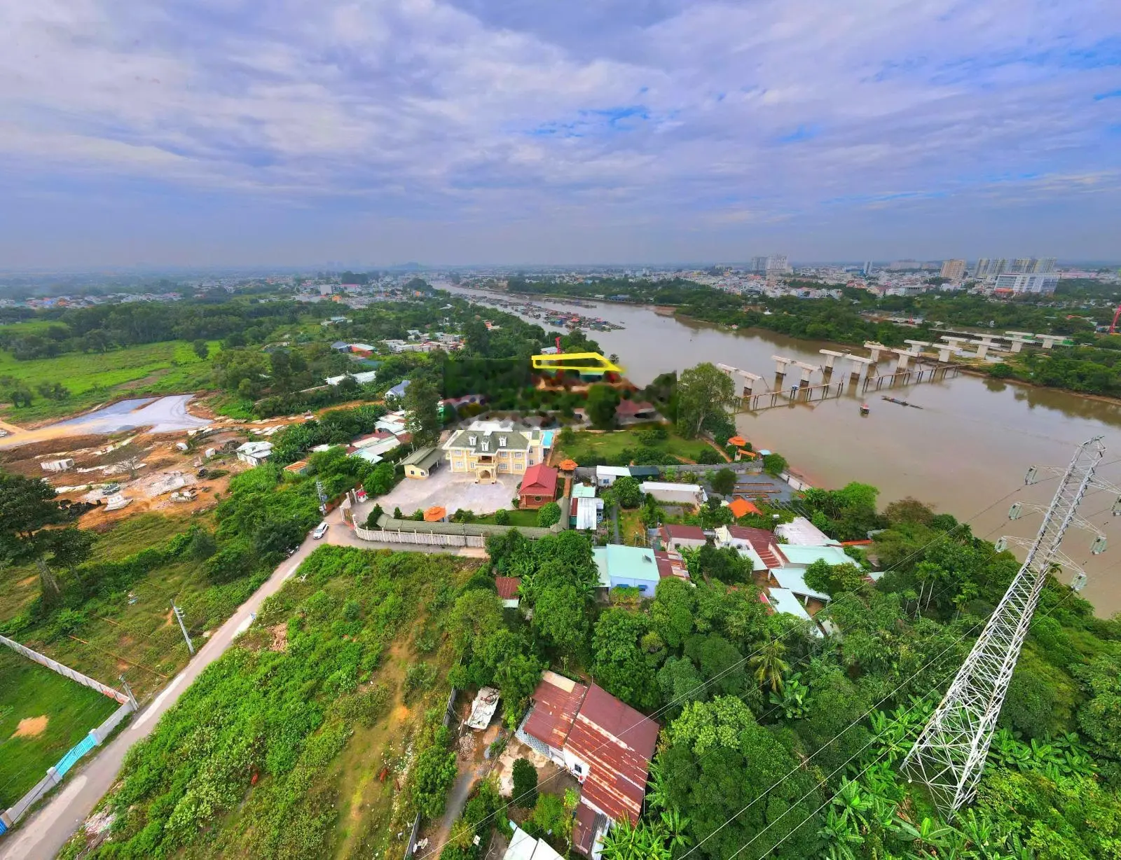 1000m2 đất view sông yên tĩnh thuộc P. Hiệp Hòa. Đường 60m trước đất chạy thẳng vào trung tâm TP