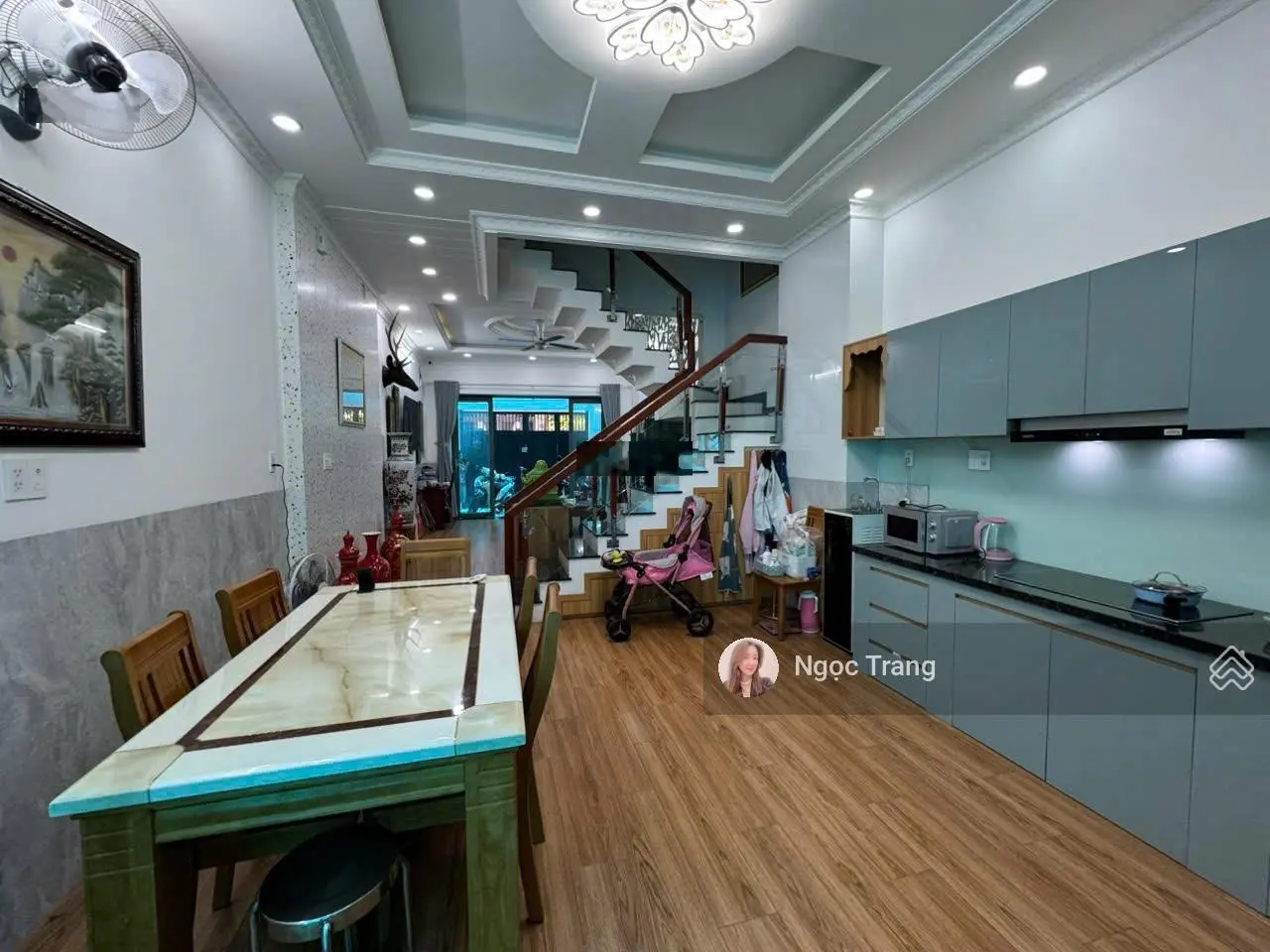 Nhà mới 100% vào ở ngay 4tầng 4.5x16m - Đường 12 xe hơi ngủ trong nhà Đặng Thuỳ Trâm - ĐH Văn Lang