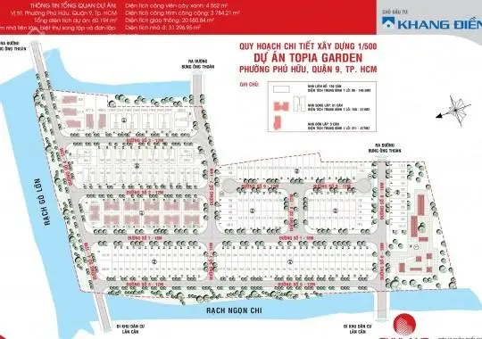 Bán lô đất 6 tỷ, 6x19m, 114m2 đường 12m dự án Topia Khang Điền Quận 9, LH 0937 688 ***