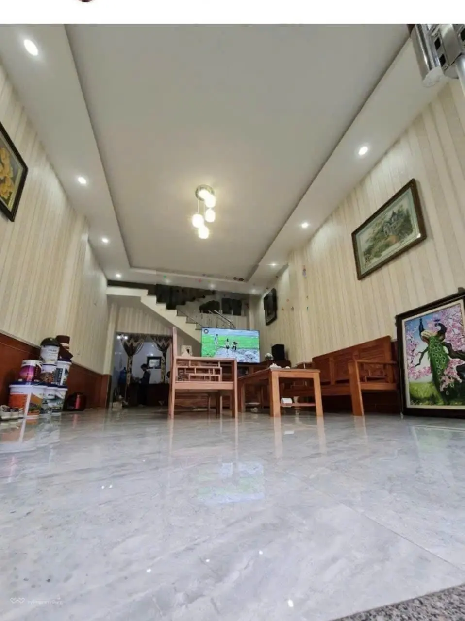 Nhà 4 tầng hiện đại mặt đường QL18A Phường Quang Trung TP. Uông Bí (4mx17,5m) giá: 3 tỷ
