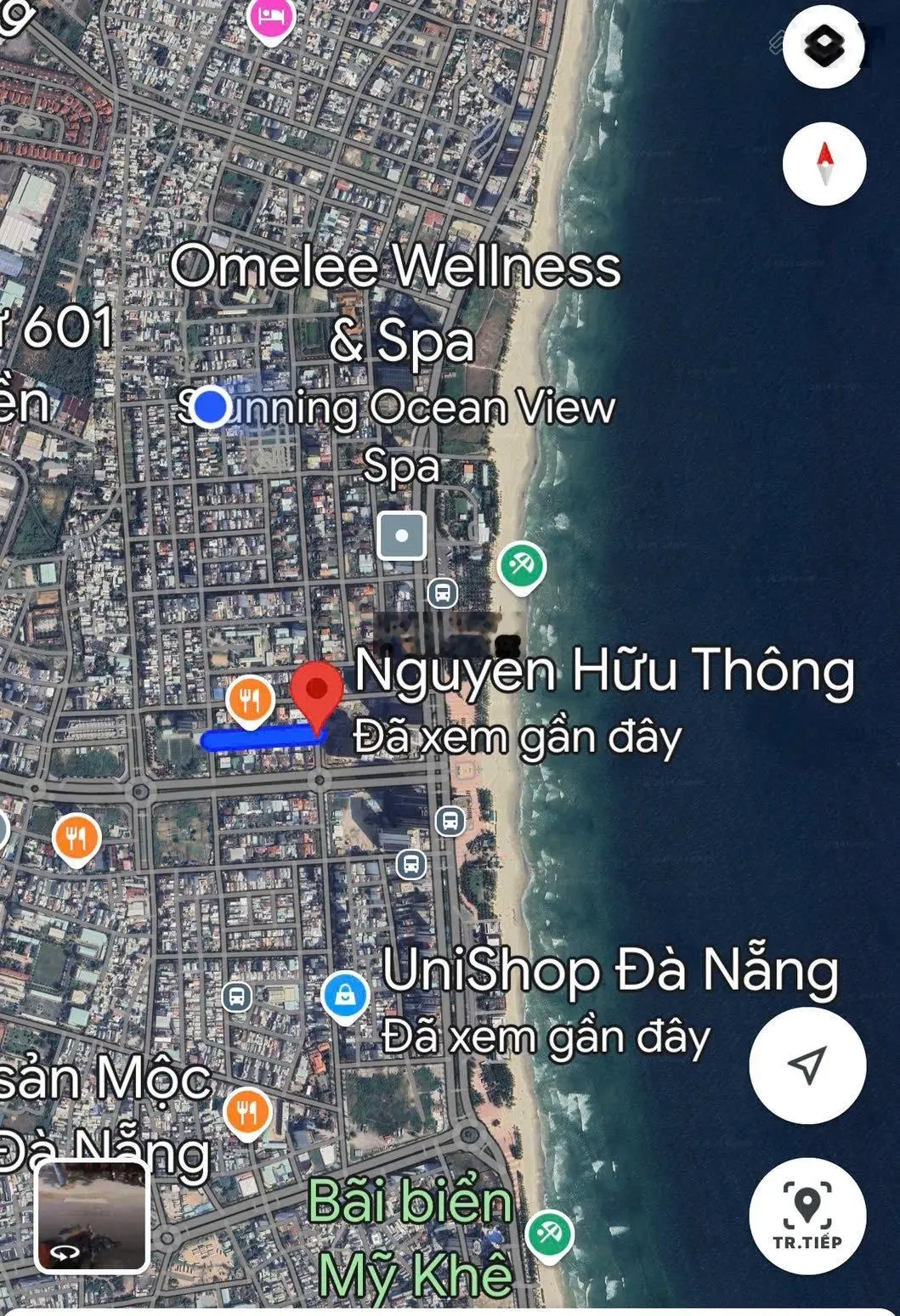 Bán lô đất biển vị trí vip MT đường Nguyễn Hữu Thông ngay công viên Biển Đông Phạm Văn Đồng
