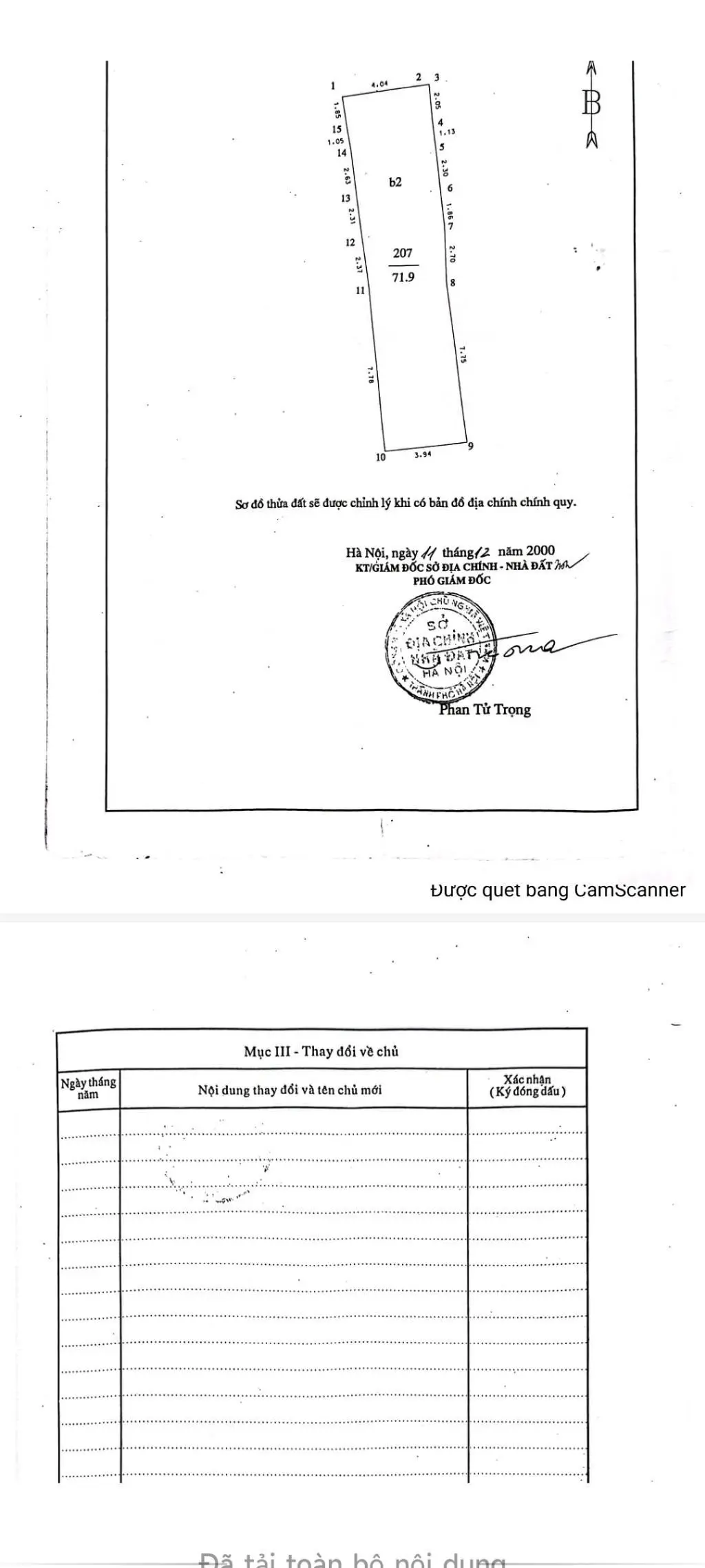 B.á.n đất 72m² tặng nhà kinh doanh ôtô dừng đỗ cất trong nhà, tt quận hai bà trưng