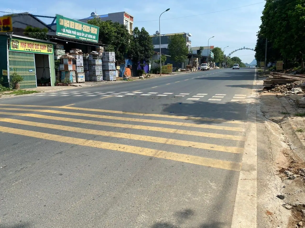 Bán nhà mặt phố Cao Phong 157,5m2 trung tâm hành chính huyện - Ngang 9m x 17,5m