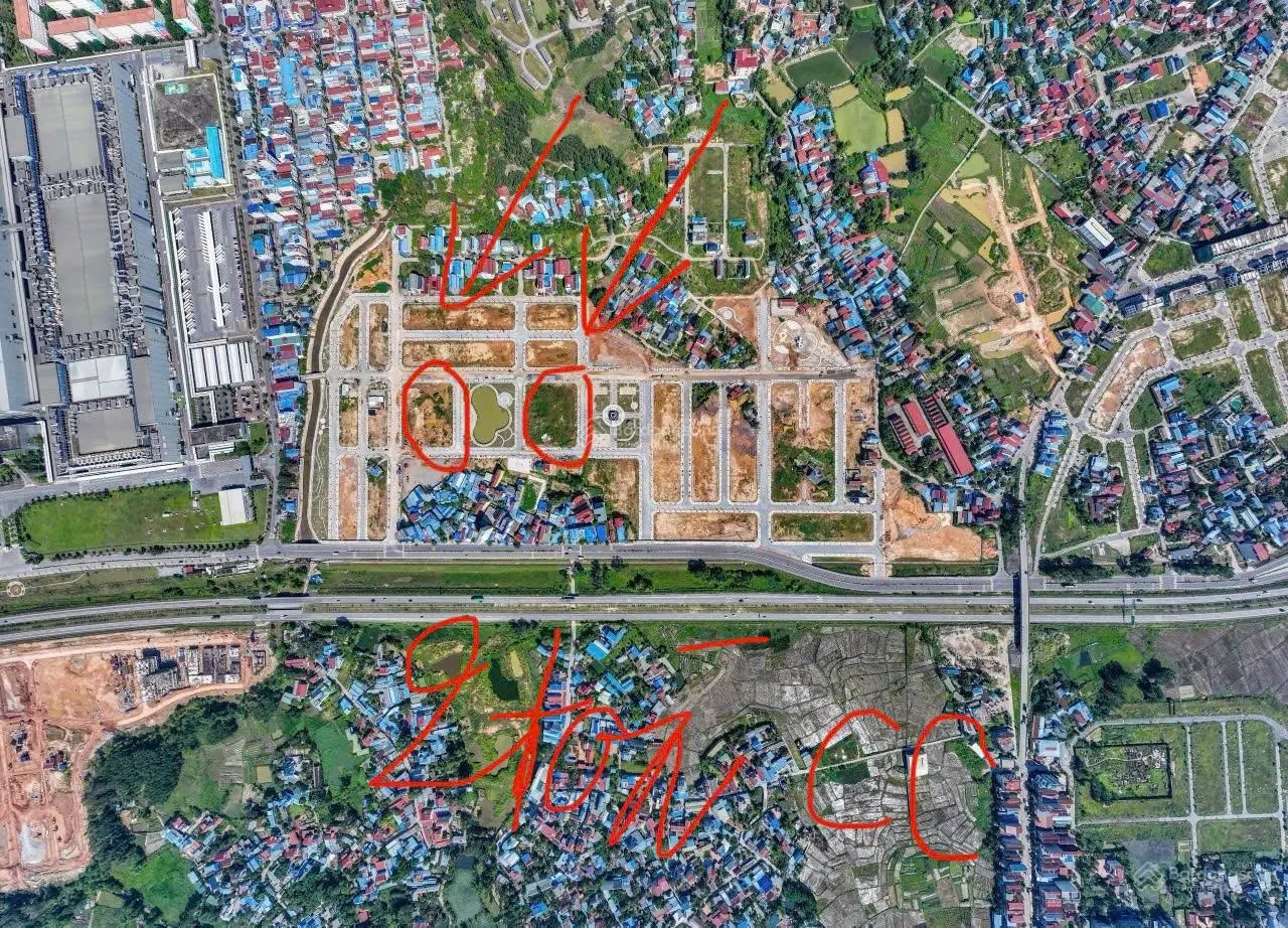 Có mấy lô đất cạnh KCN Sam Sung sẵn sổ đỏ, sang tên ngay