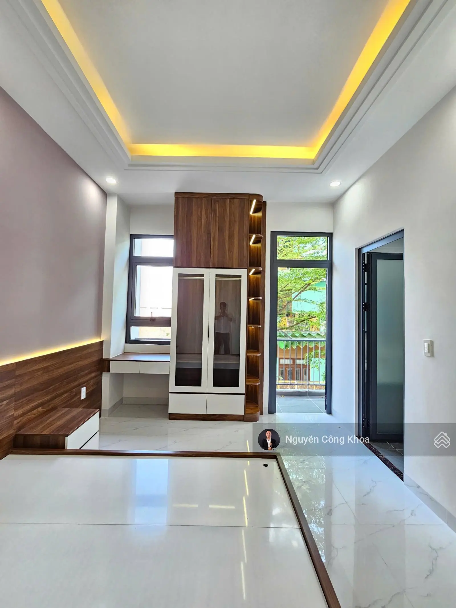 Bán nhà đúc 3 tấm full nội thất, mẫu hiện đại, 3 phòng ngủ, KDC P. Bình Chuẩn, Tp. Thuận An