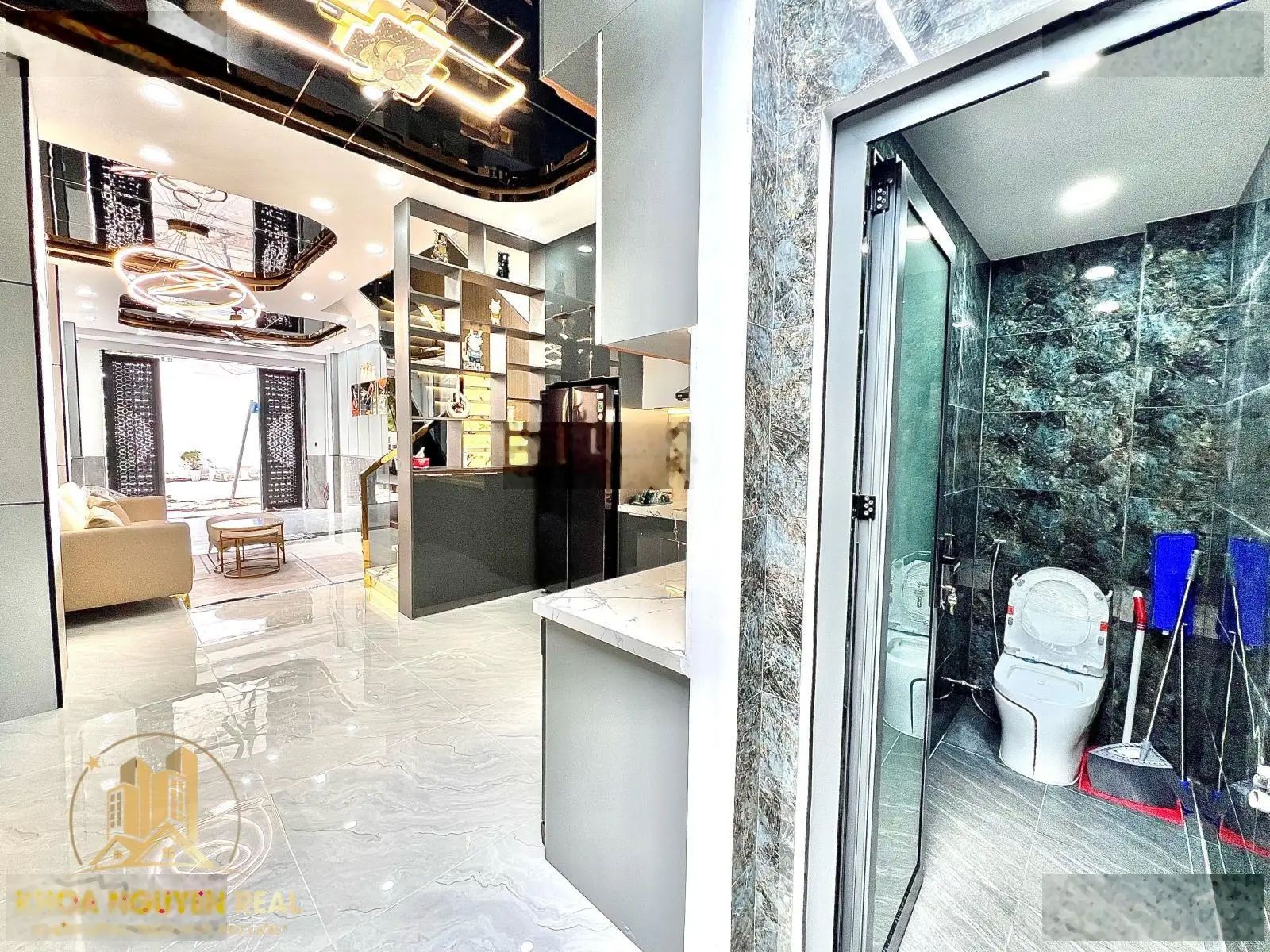 Chỉ còn 1 căn - Smart home 1 chạm - kiến trúc trẻ trung hiện đại - 4x13.5m - gần KDC Sài Gòn Mới