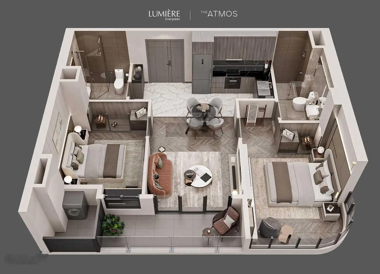 Lumiere căn hộ 2PN, 3PN siêu đẹp giá từ 5tỷ - 7 tỷ. Toà A1 ra hàng trong tháng 7 - giá ưu đãi sốc
